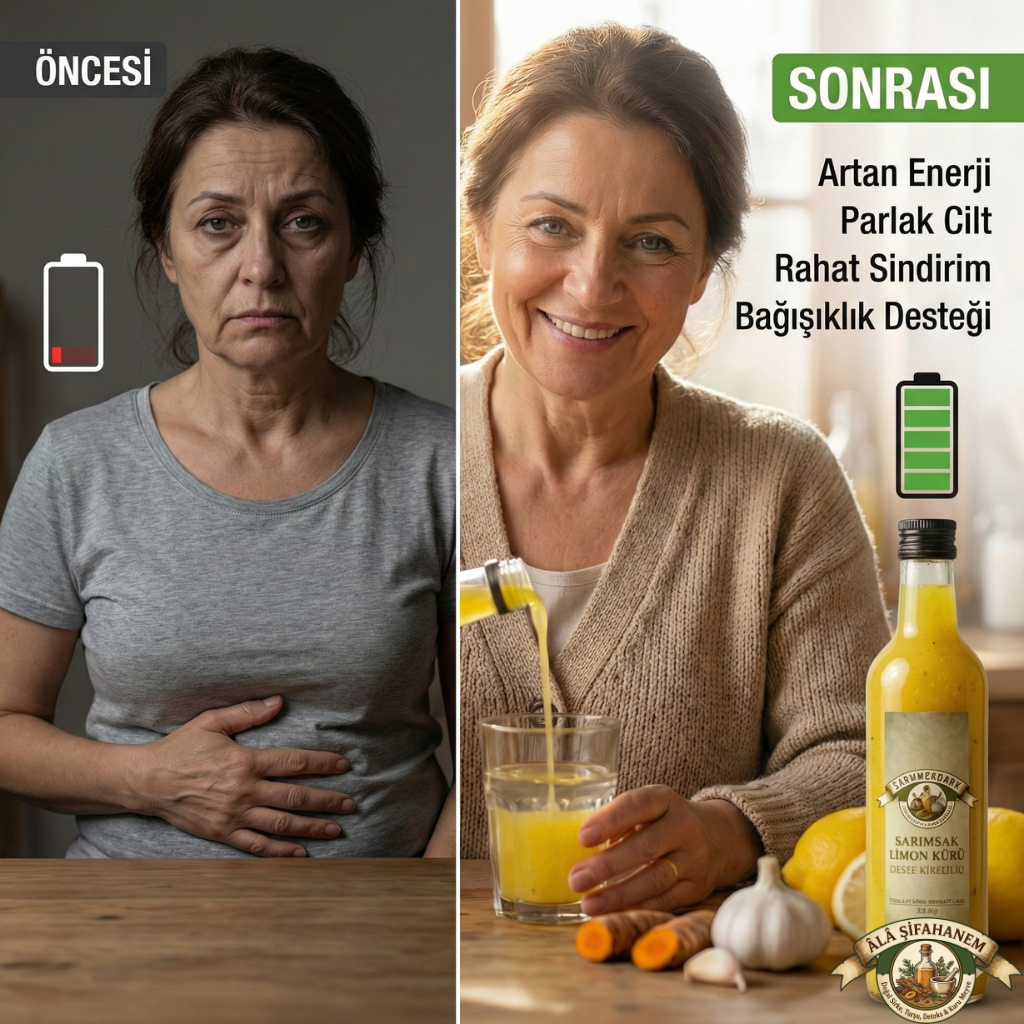 SARIMSAK & LİMON KÜRÜ FERMENTE SİRKE (KONSANTRE) (500 ml)