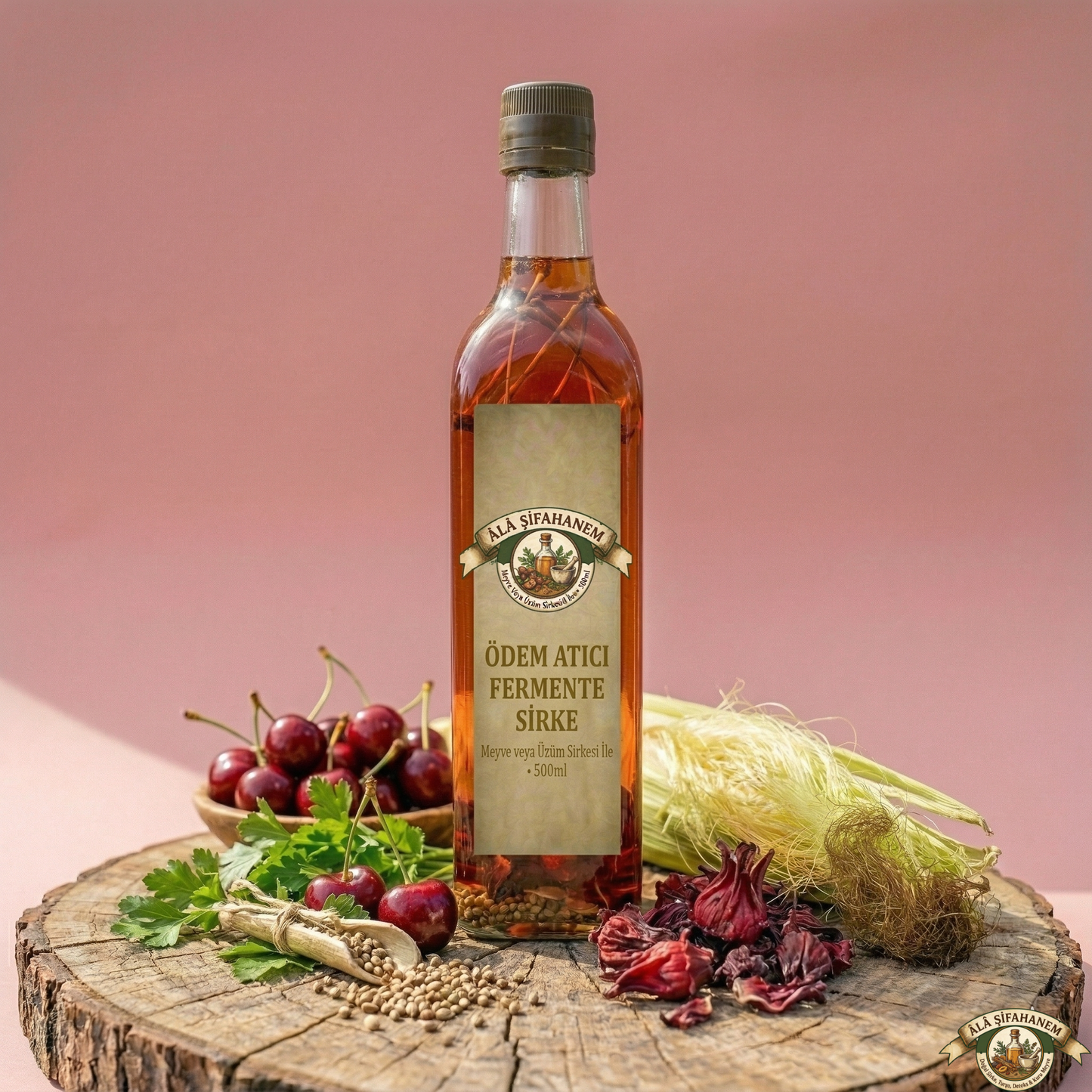 ÖDEM ATICI FERMENTE SİRKE (500 ml)