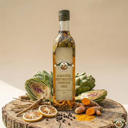 KARACİĞER DESTEKLEYİCİ FERMENTE SİRKE (500 ml)