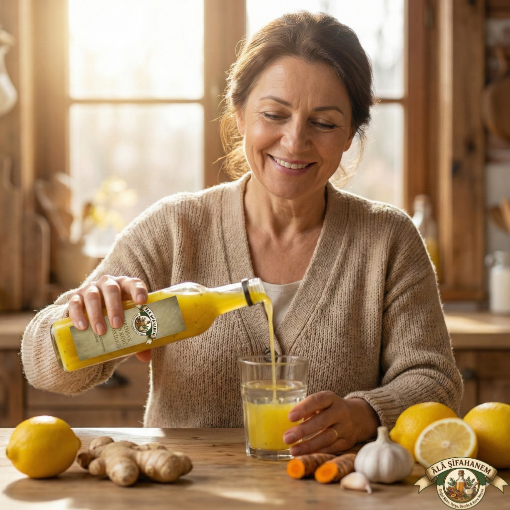 SARIMSAK & LİMON İÇERİKLİ DOĞAL BİTKİSEL DESTEK KÜRÜ