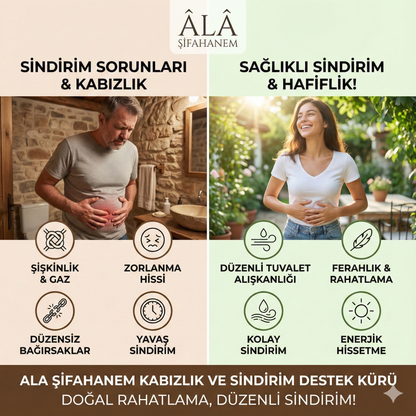 Kabızlık, Şişkinlik ve Gaz İçin Doğal Sindirim Destek Kürü