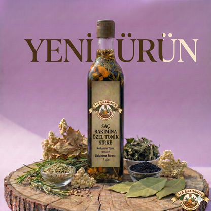 SAÇ BAKIMI VE GÜÇLENDİRİCİ TONİK SİRKE (500 ML)