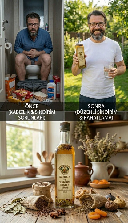 Kabızlık, Şişkinlik ve Gaz İçin Doğal Sindirim Destek Kürü