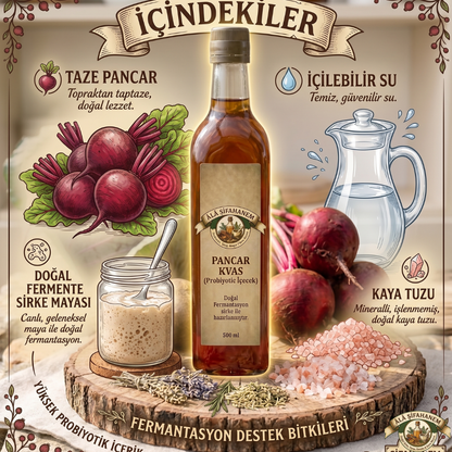 PREBİYOTİK PANCAR KVAS (500 ml)